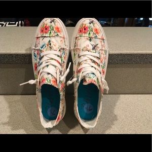 Womens Blowfish floral sneakers